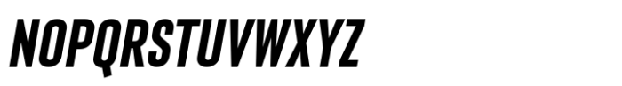 Steclo Extra Bold Italic Font UPPERCASE