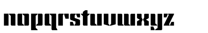 Steel Grrrder Black Font LOWERCASE