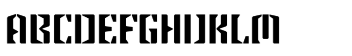 Steel Grrrder Bold Font UPPERCASE