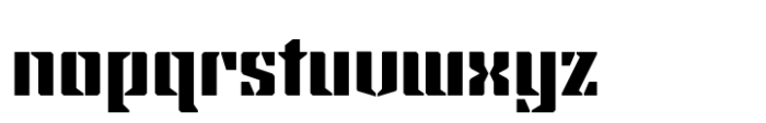 Steel Grrrder Extra Bold Font LOWERCASE