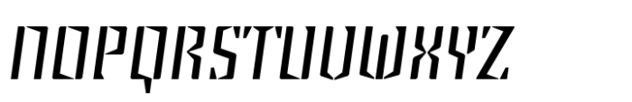Steel Grrrder Light Italic Font UPPERCASE
