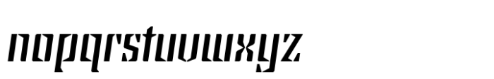Steel Grrrder Light Italic Font LOWERCASE