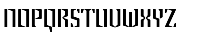 Steel Grrrder Regular Font UPPERCASE