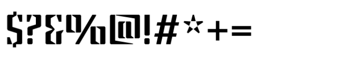 Steel Grrrder Semi Bold Font OTHER CHARS