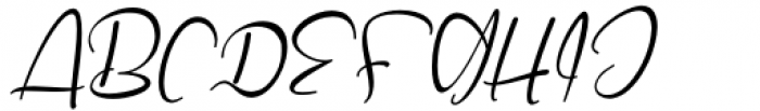 Steffinella Italic Font UPPERCASE
