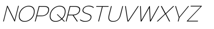 Steg Pro Hairline Italic Font UPPERCASE