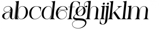 Steglstan Italic Font LOWERCASE
