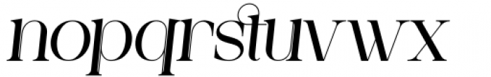 Steglstan Italic Font LOWERCASE