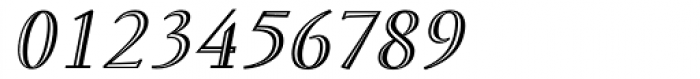 Steinburg Modern Inline Bold Oblique Font OTHER CHARS