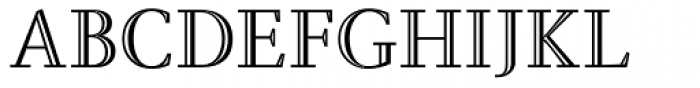 Steinburg Modern Inline Bold Font UPPERCASE