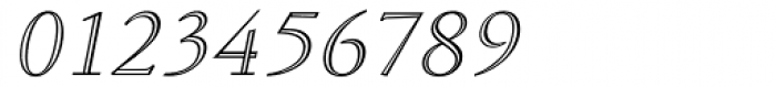 Steinburg Modern Inline Oblique Font OTHER CHARS