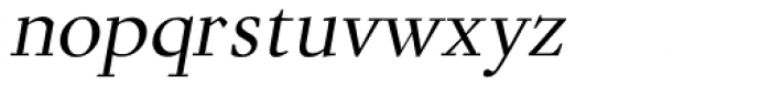 Steinburg Modern Oblique Font LOWERCASE