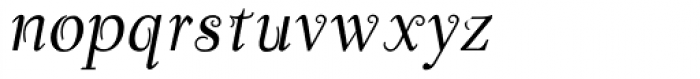 Steinburg Modern Swash Italic Font LOWERCASE