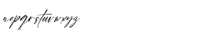 Stelashild Script Font LOWERCASE
