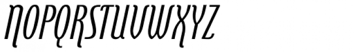 Steletto Neue Flair Oblique Font UPPERCASE