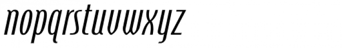 Steletto Neue Regular Oblique Font LOWERCASE