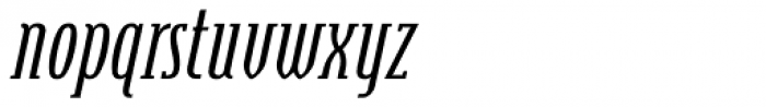 Steletto Neue Serif Oblique Font LOWERCASE