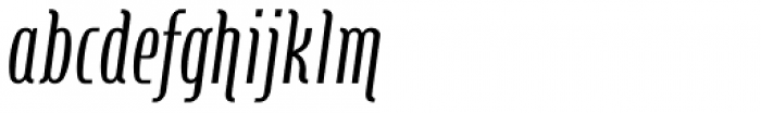 Steletto OS Flair Italic Font LOWERCASE