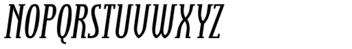 Steletto Serif Italic Font UPPERCASE