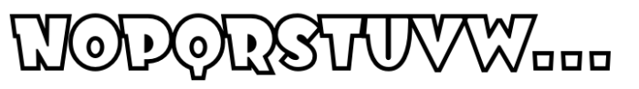 Stella Decorex Outline Font UPPERCASE