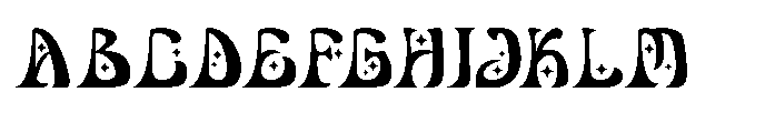 Stellar Dreams Font UPPERCASE