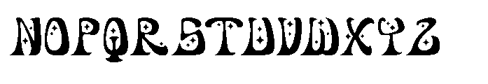 Stellar Dreams Font UPPERCASE