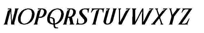 Stellaviva Italic Font UPPERCASE