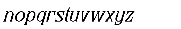 Stellaviva Light Italic Font LOWERCASE