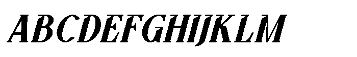 Stellaviva Medium Italic Font UPPERCASE