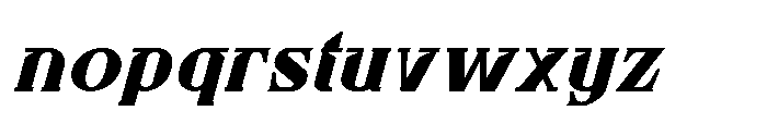 Stellaviva Semi Bold Italic Font LOWERCASE