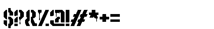 Stels Three Font OTHER CHARS