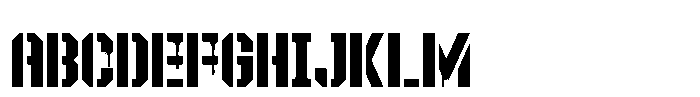 Stels Three Font UPPERCASE
