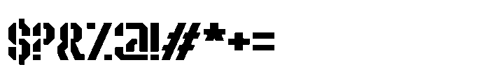 Stels Two Font OTHER CHARS
