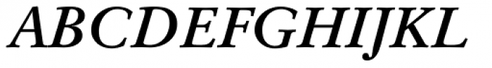 Stempel Garamond Bold Italic Oldstyle Figures Font UPPERCASE