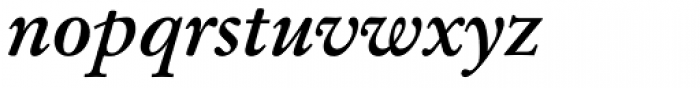 Stempel Garamond Bold Italic Font LOWERCASE