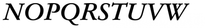 Stempel Garamond Pro Bold Italic Font UPPERCASE