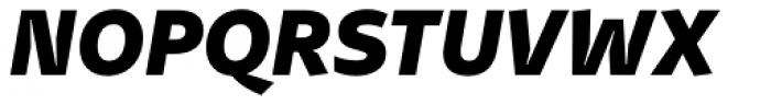 Stena ExtraBold Italic Font UPPERCASE