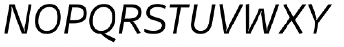 Stena Light Italic Font UPPERCASE