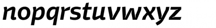 Stena SemiBold Italic Font LOWERCASE