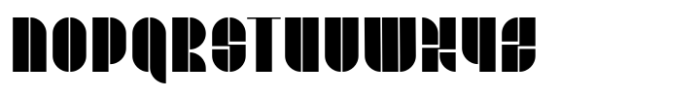 Stencidelic Regular Font UPPERCASE