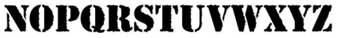 Stencil Antiqua EF Rough Font UPPERCASE