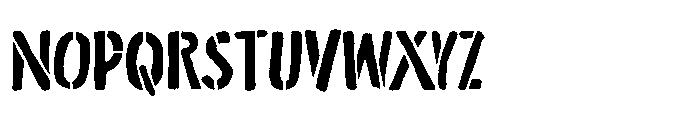 Stencilan Font UPPERCASE