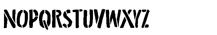 Stencilan Font LOWERCASE