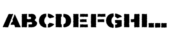 Stencilla Smud Regular FONT
