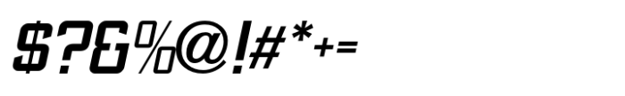 Stenographer JNL Oblique Font OTHER CHARS