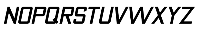 Stenographer JNL Oblique Font UPPERCASE