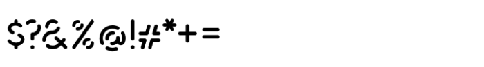 Stenzilla Font OTHER CHARS