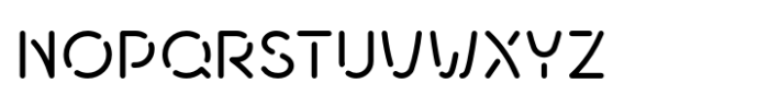 Stenzilla Font UPPERCASE
