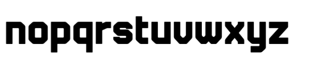 Stepback Black Font LOWERCASE