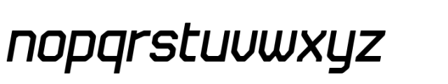 Stepback SemiBold Italic Font LOWERCASE